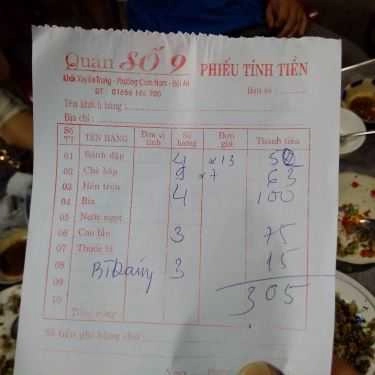 Tổng hợp- Quán Ăn Số 9