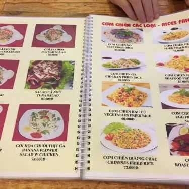 Thực đơn- Quán Ăn Cường - Đặc Sản Hội An