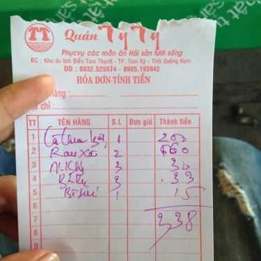Tổng hợp- Quán Ăn Ty Ty - Hải Sản Tươi Sống