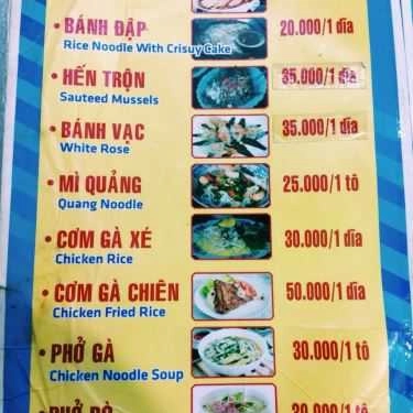 Thực đơn- Quán Ăn Thảo Nguyên - Mì Quảng & Cơm Gà