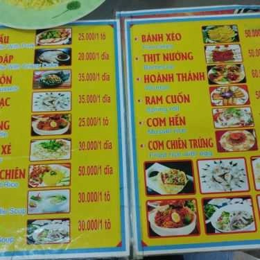 Thực đơn- Quán Ăn Thảo Nguyên - Mì Quảng & Cơm Gà