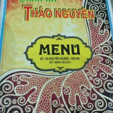 Thực đơn- Quán Ăn Thảo Nguyên - Mì Quảng & Cơm Gà