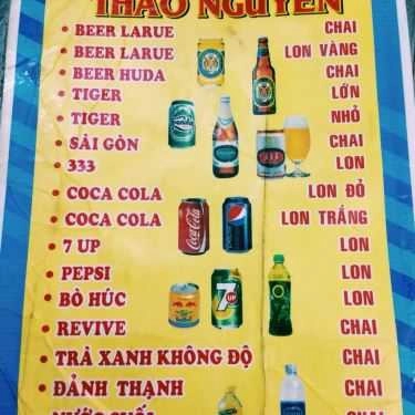 Thực đơn- Quán Ăn Thảo Nguyên - Mì Quảng & Cơm Gà