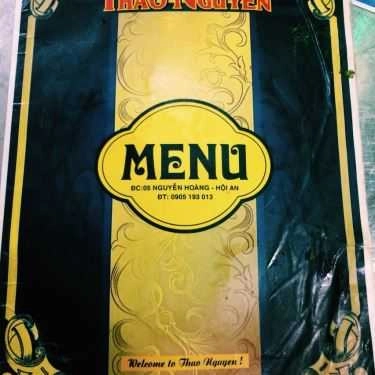 Thực đơn- Quán Ăn Thảo Nguyên - Mì Quảng & Cơm Gà