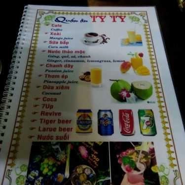 Thực đơn- Quán Ăn Tyty Quán - Đặc Sản Hội An