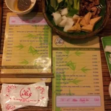 Thực đơn- Quán Ăn Bún Đậu Mắm Tôm Bà Trâm