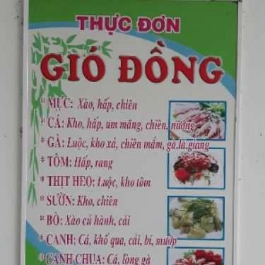 Thực đơn- Quán Ăn Gió Đồng - Cơm Bình Dân