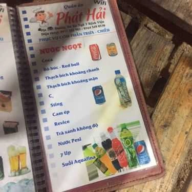 Thực đơn- Quán Ăn Hải Sản Phát Hải