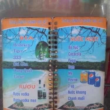 Thực đơn- Quán Ăn Long Danh Quán - Hải Sản Tươi Sống - Mỹ Khê