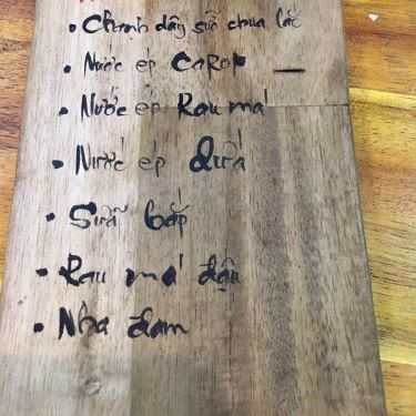 Thực đơn- Quán Ăn Nenulu - Nem Nướng Lụi