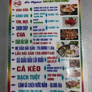 Thực đơn- Quán Ăn Ốc Ngon Thiên Long