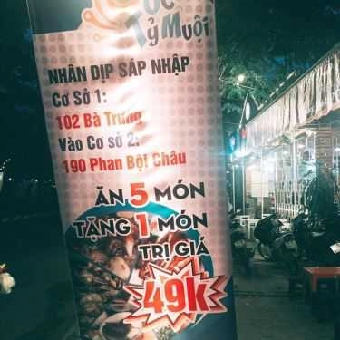 Thực đơn- Quán Ăn Ốc Tỷ Muội