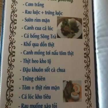 Thực đơn- Quán Ăn Phạm Anh - Đặc Sản Rừng, Biển
