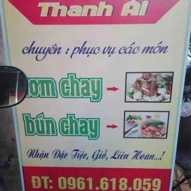 Thực đơn- Quán Ăn Quán Chay Thanh Ái