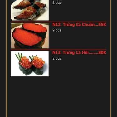 Thực đơn- Quán Ăn Tako Sushi