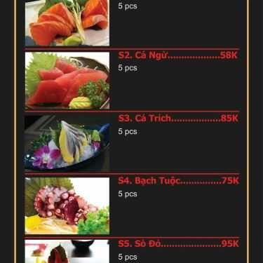 Thực đơn- Quán Ăn Tako Sushi