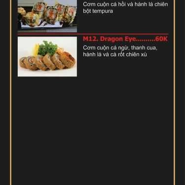 Thực đơn- Quán Ăn Tako Sushi