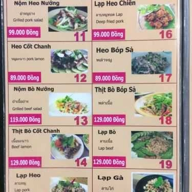 Thực đơn- Nhà Hàng Amazing Thai Seafood - Ẩm Thực Thái Lan