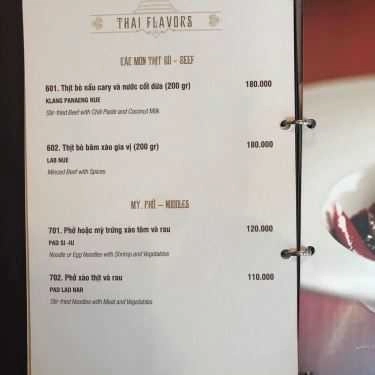 Thực đơn- Nhà Hàng Four Seasons Restaurant - Halong Plaza Hotel