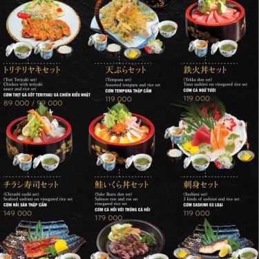 Thực đơn- Nhà Hàng KOI Sushi - Vincom Center