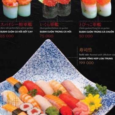 Thực đơn- Nhà Hàng KOI Sushi - Vincom Center