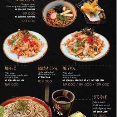 Thực đơn- Nhà Hàng KOI Sushi - Vincom Center