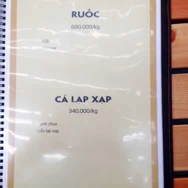 Thực đơn- Nhà Hàng Quán Đất - Đặc Sản Dân Tộc