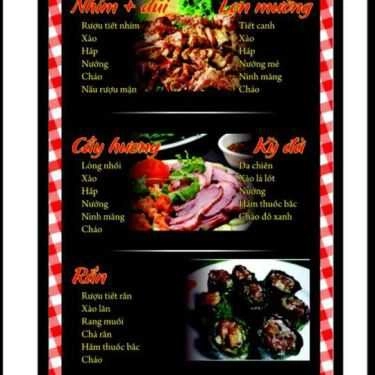 Thực đơn- Nhà Hàng Hoa Phượng - Đặc Sản Rừng & Biển