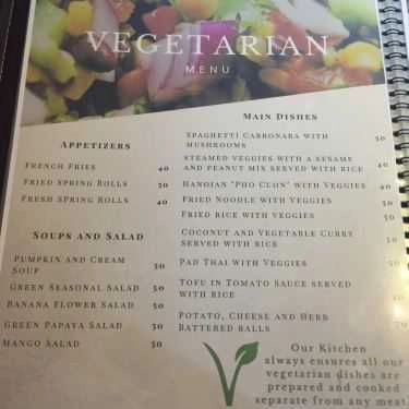 Thực đơn- Nhà Hàng Casa Bonita - Cafe & Restaurant