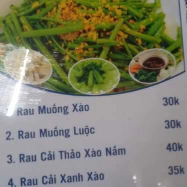 Thực đơn- Nhà Hàng Cua Hói - Món Ngon Từ Cua