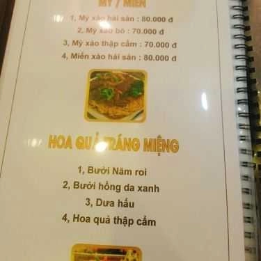Thực đơn- Nhà Hàng Đồng Quê Quán - Các Món Ăn Đồng Quê