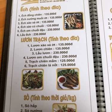 Thực đơn- Nhà Hàng Đồng Quê Quán - Các Món Ăn Đồng Quê