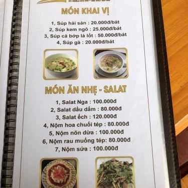 Thực đơn- Nhà Hàng Đồng Quê Quán - Các Món Ăn Đồng Quê