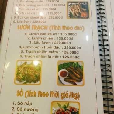 Thực đơn- Nhà Hàng Đồng Quê Quán - Các Món Ăn Đồng Quê