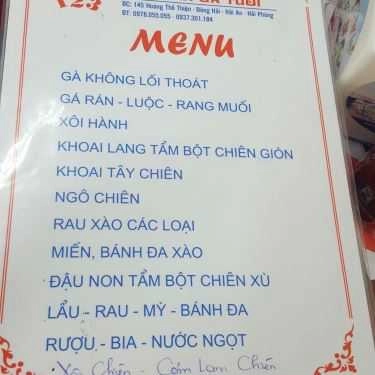 Thực đơn- Nhà Hàng Gà Tươi 123