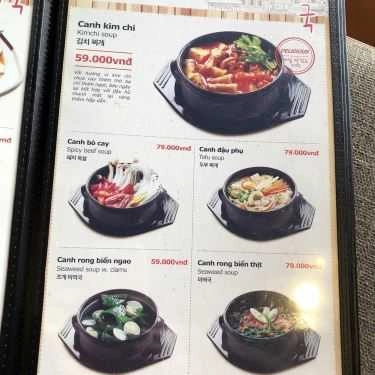 Thực đơn- Nhà Hàng Gogi House - Nướng Hàn Quốc - Lê Hồng Phong