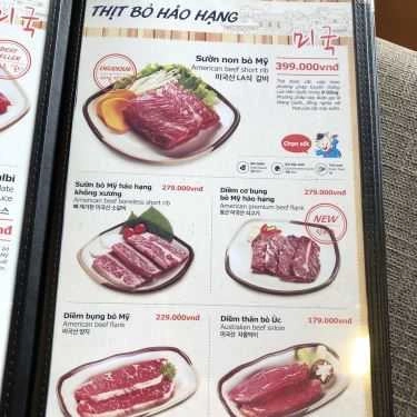 Thực đơn- Nhà Hàng Gogi House - Nướng Hàn Quốc - Lê Hồng Phong