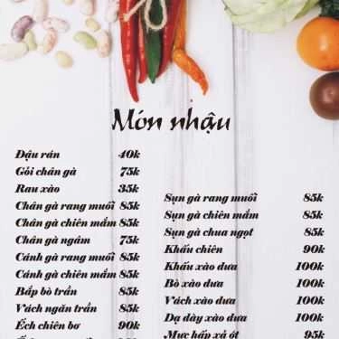 Thực đơn- Nhà Hàng Guu & Jax - BBQ & Hot Pot