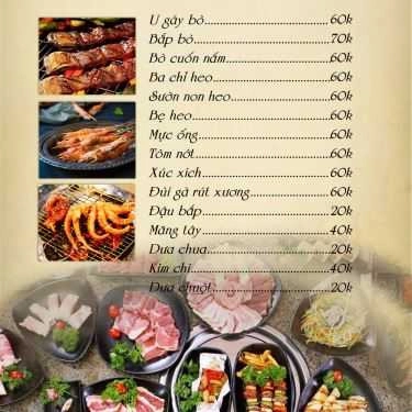 Thực đơn- Nhà Hàng Guu - BBQ & Hot Pot - Tô Hiệu