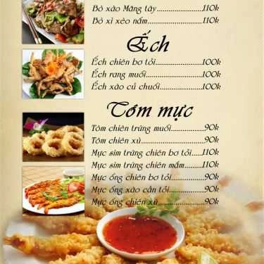 Thực đơn- Nhà Hàng Guu - BBQ & Hot Pot - Tô Hiệu
