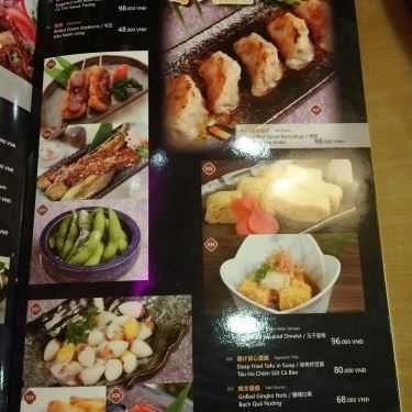 Thực đơn- Nhà Hàng Hai Dang Japanese Restaurant
