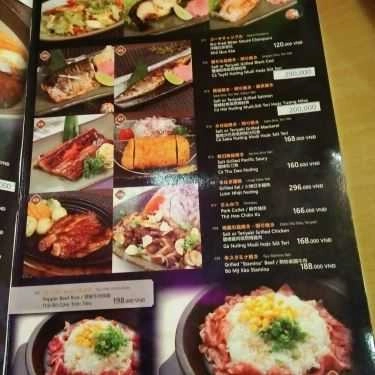 Thực đơn- Nhà Hàng Hai Dang Japanese Restaurant