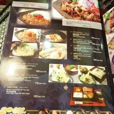 Thực đơn- Nhà Hàng Hai Dang Japanese Restaurant