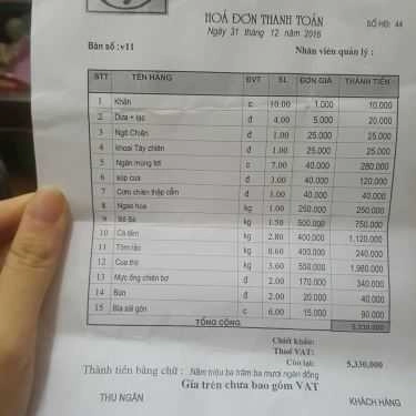 Tổng hợp- Nhà Hàng Hải Sản Vũ Lập - Ngô Quyền