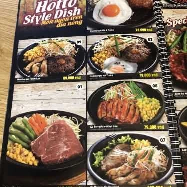 Thực đơn- Nhà Hàng Hotto - Món Ngon Trên Đĩa Nóng - Big C Hải Phòng