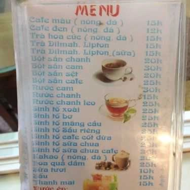 Thực đơn- Nhà Hàng Minh Châu - Cafe & Restaurant