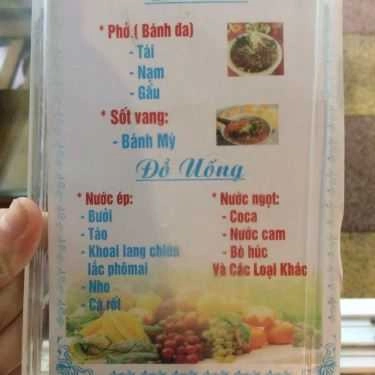 Thực đơn- Nhà Hàng Minh Châu - Cafe & Restaurant