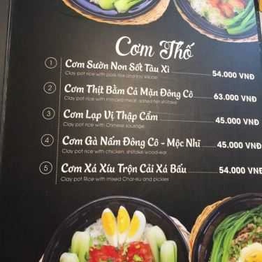 Thực đơn- Nhà Hàng Món Huế - Trần Hưng Đạo