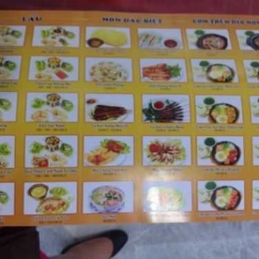 Thực đơn- Nhà Hàng Món Ngon Miền Tây - Vincom Lê Thánh Tông