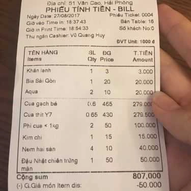 Tổng hợp- Nhà Hàng Mr. Cua - Các Món Từ Cua